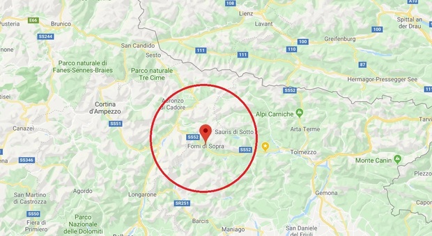 Terremoto in Friuli: due scosse avvertite in tutta la Carnia