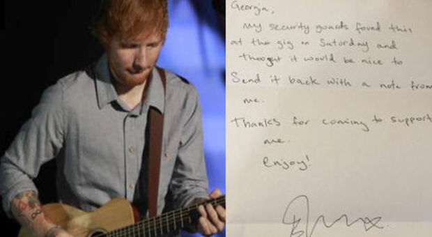 Perde il documento al concerto di Ed Sheeran: quello che accade dopo sorprende la fan