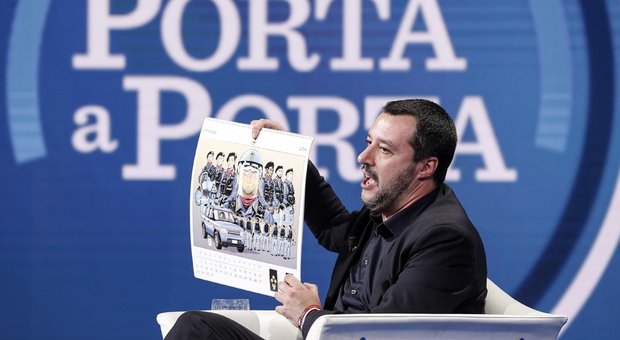 Salvini a Porta a Porta: «Reddito di cittadinanza positivo ma con paletti». E difende Di Maio