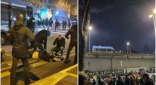 La Capitale sotto assedio: i raid nel nome di Cospito. Proteste anche a Milano davanti al carcere