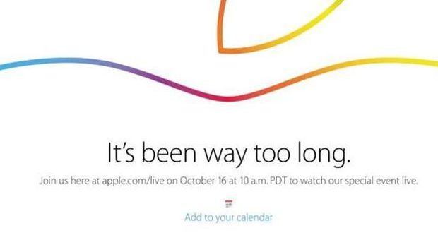 Apple pronta al nuovo evento: Il 16 ottobre attesi iPad e nuovi Mac