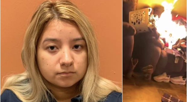 Incendia la casa del fidanzato per un attacco di gelosia: «Si è filmata mentre dava fuoco al divano». Arrestata 23enne