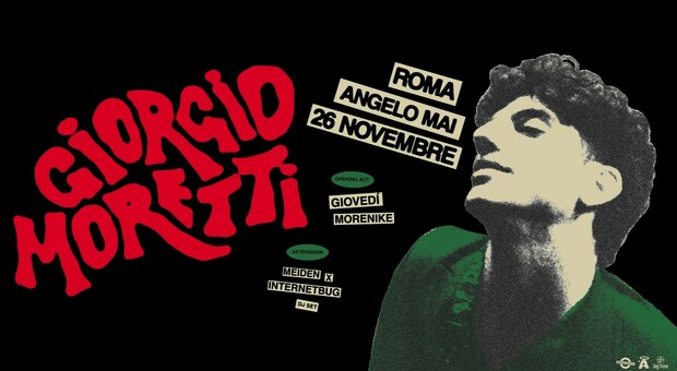 Giorgio Moretti live a Roma all'Angelo Mai: «Sarà il mio primo vero concerto nella mia città»