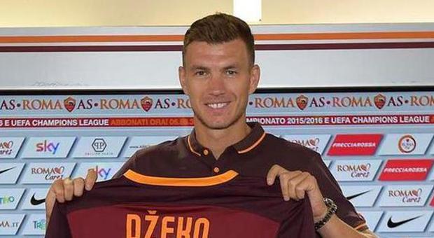 Roma, ora Dzeko è ufficiale: al Manchester City quattro milioni per il prestito e 11 per il riscatto