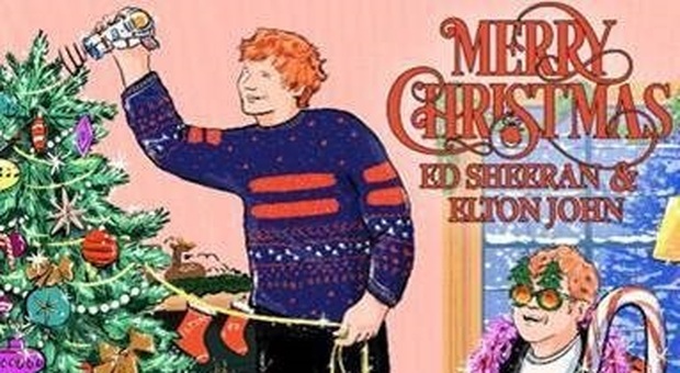 «Merry Christmas», Ed Sheeran ed Elton John per la prima volta insieme: ecco il brano di Natale