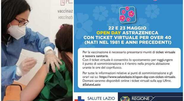 Lazio, Open Day AstraZeneca: oggi le prenotazioni: lista dei nuovi centri vaccinali