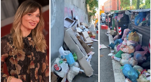 Roma invasa dalla spazzatura, il video di Margherita Granbassi: «Vi prego, fate qualcosa»