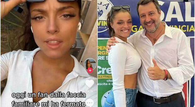 Martina Valdes, la fidanzata di Blanco al comizio di Salvini: bufera sui social. E lui la ringrazia così