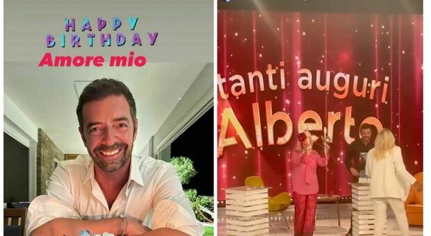 Alberto Matano compie 50 anni, la torta a sorpresa in diretta a Domenica In