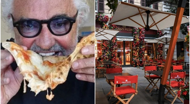 Il Comune di Roma fa togliere i tavolini esterni al Crazy Pizza, Briatore si sfoga: «In Italia non si può lavorare»