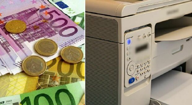 Nasconde un milione di euro nella fotocopiatrice, ma la manda al macero: banconote distrutte, pensionato disperato