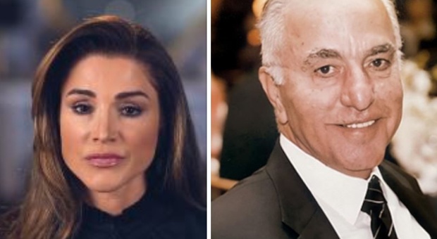 Lutto per Rania di Giordania, la regina ha perso il padre