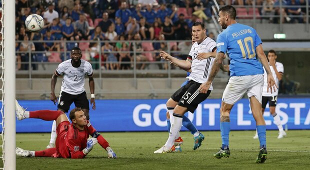 Pellegrini ispira la giovane Italia: 1-1 contro la Germania