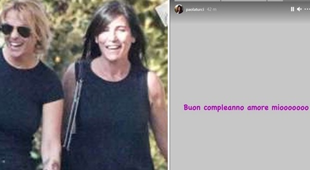 Paola Turci e gli auguri misteriosi: «Buon compleanno amore mio». E proprio oggi Francesca Pascale fa 36 anni...