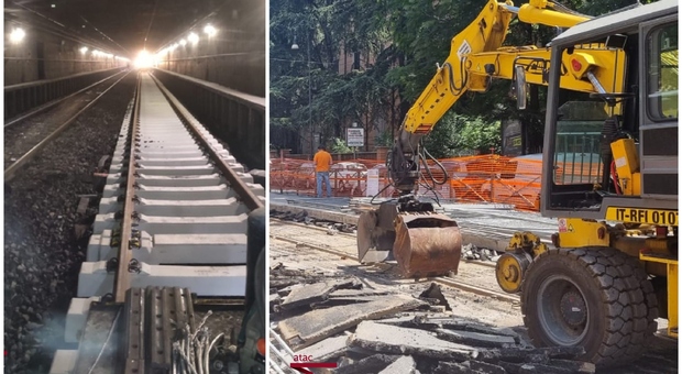 Metro Roma, proseguono i lavori di rinnovo sulla linea A: già sostituiti oltre quattro km di binari