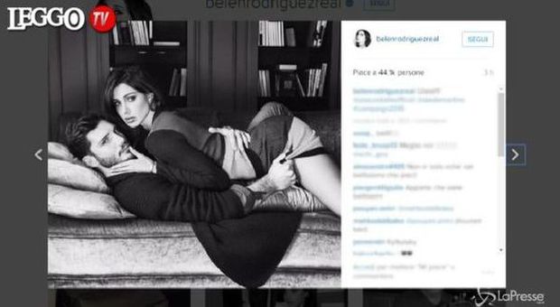 Belen, su Instagram gli scatti hot con il marito Stefano