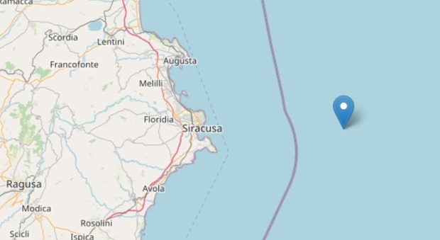 Terremoto a largo di Siracusa, scossa di magnitudo 3.7: forte boato, paura tra la popolazione