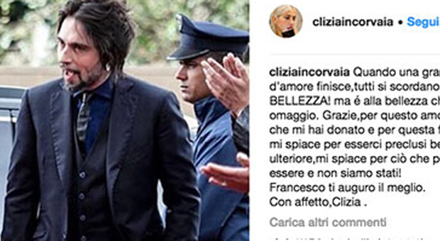 Francesco Sarcina e Clizia Incorvaia si dicono addio: «L'amore finisce e si dimentica la bellezza»