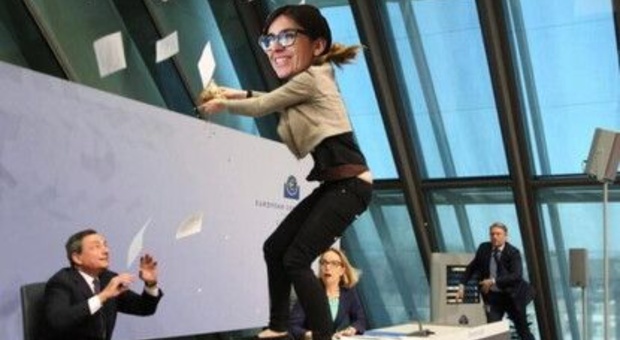 La ministra Dadone come la contestatrice di Draghi: «Il Cdm lo vedo così». Il meme postato dal compagno