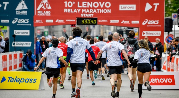 Milano Marathon 2023, iscrizioni aperte alla staffetta Lenovo Relay
