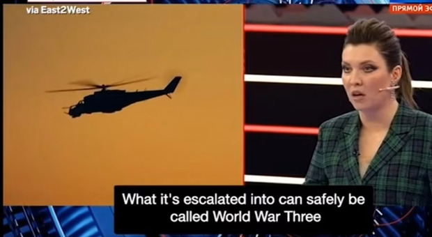 La tv di Stato russa fomenta Putin: «Usi armi nucleari, la terza guerra mondiale è già cominciata»