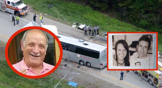 Schianto bus, ecco chi sono le due vittime italiane. La telefonata choc della moglie: "Marco non c'è più"