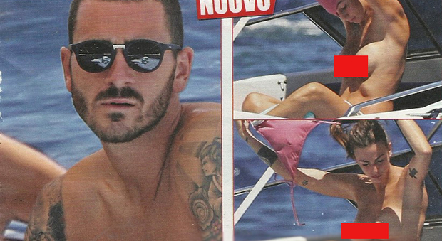 Leonardo Bonucci: estate hot con la moglie Martina Maccari in topless