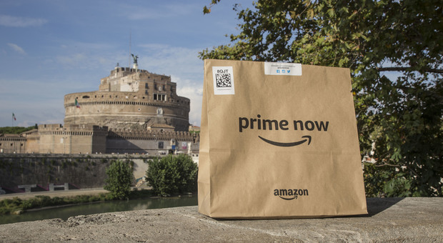 Amazon Prime Now arriva a Roma: da oggi si può fare la spesa con un'app