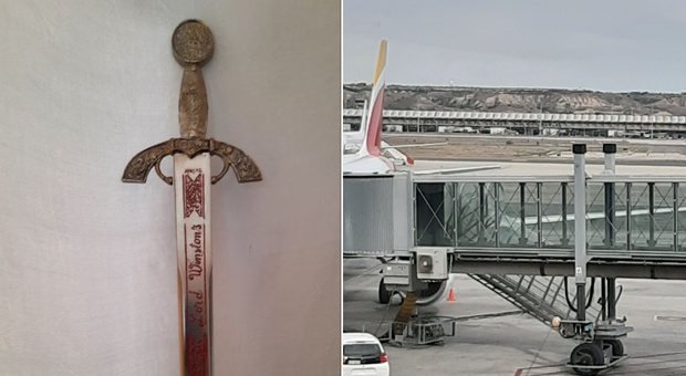 Terrore in aeroporto, aggredisce i dipendenti con una spada: «Vi ammazzo tutti». Arrestato