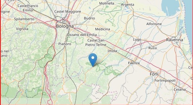 Terremoto nella notte a Imola: scossa di magnitudo 3