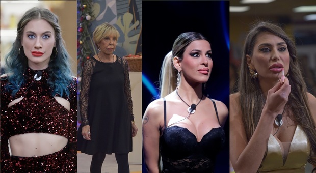 GF Vip, 26 dicembre: Oriana, Nikita, Sarah e Wilma in nomination. Luca Salatino lascia la casa