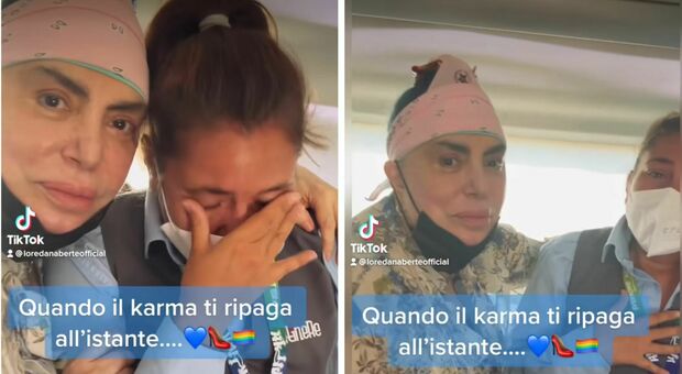 Loredana Bertè e la fan in lacrime in treno: «Per poco non sveniva». Il video è virale