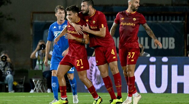 Dybala show, la Roma passa a Empoli: 2-1
