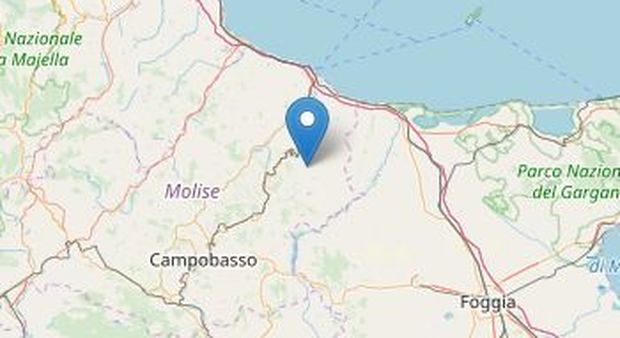 Terremoto, scossa in mattinata in Molise: avvertita anche in Puglia