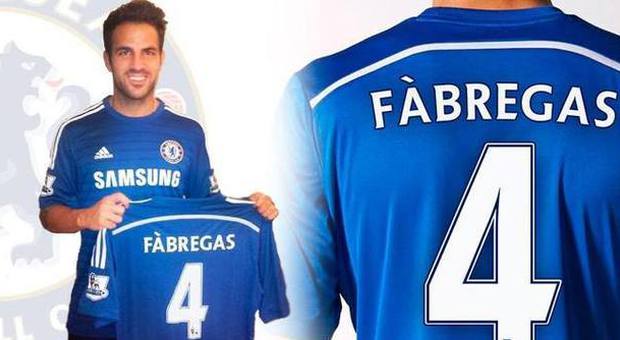 Ufficiale: il Chelsea prende Cesc Fabregas. Ritorno in Premier per l'ex Barcellona