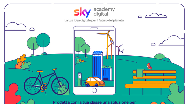 Nasce Sky Academy Digital, la sfida per una soluzione digitale alla tutela dell'ambiente per ragazzi dagli 8 ai 18 anni