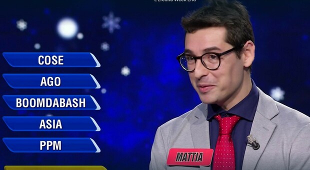 L'Eredità, il campione Mattia vince 70mila euro: ecco la parola vincente alla Ghigliottina