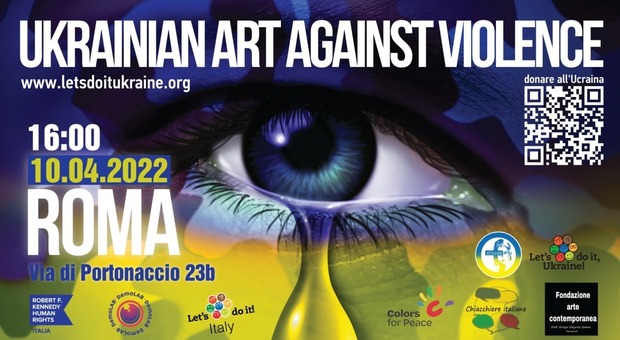 L'arte dall'Ucraina contro la violenza: domenica a Roma la mostra di beneficenza
