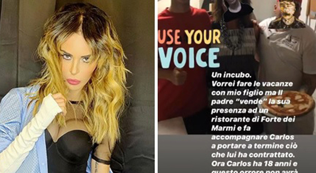 Nina Moric, dura accusa contro Fabrizio Corona: «Carlos per te una macchina da soldi, merce di scambio!»