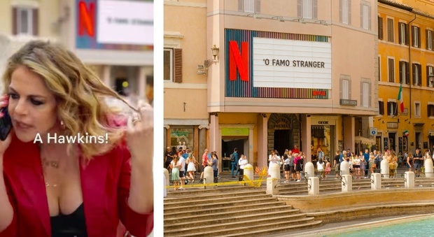 « O famo stranger»: il video Netflix di Claudia Gerini a Fontana di Trevi fa impazzire il web
