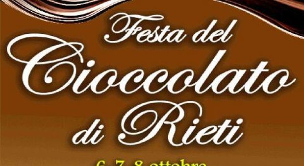 Festa del Cioccolato a inizio ottobre a Rieti