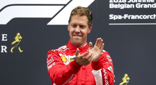 GP del Belgio, la Ferrari di Vettel trionfa sulla mitica pista di Spa. Hamilton 2°