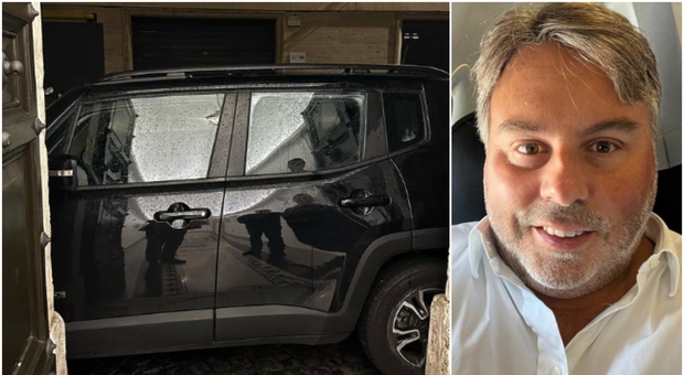 Luciano Nobili, un'auto blocca il portone dell'ex deputato: «Sequestrati in casa da un furbacchione» FOTO
