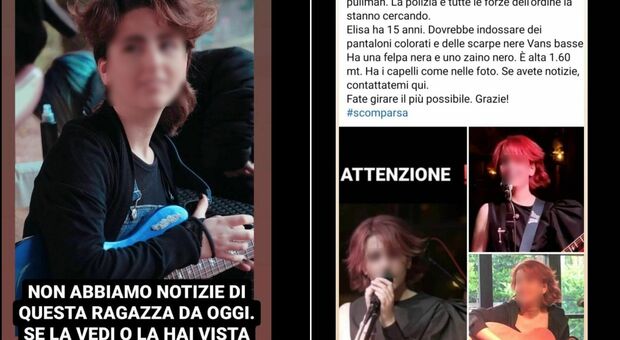 Elisa, 15 anni, scomparsa a Roma: ritrovata dopo 24 ore