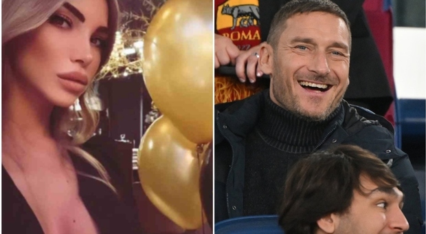 Francesco Totti, prima festa di compleanno senza Ilary: il bacio a Noemi davanti a tutti (anche ai figli)