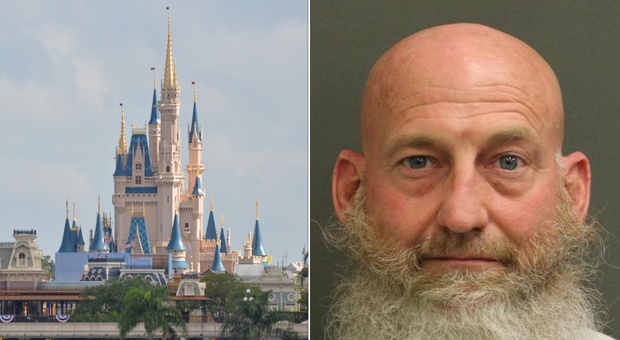 Disneyworld, sputa alla guardia giurata che lo invitava a usare la mascherina: arrestato