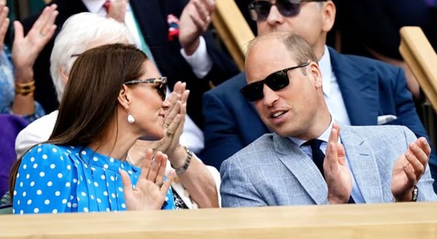 Wimbledon, William e Kate in tribuna per Djokovic-Sinner. Il vestito di lei è stupendo: ecco quanto costa
