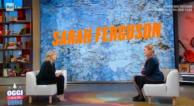 Sarah Ferguson a “Oggi è un altro giorno”: «Con Andrea la coppia divorziata migliore che esista»
