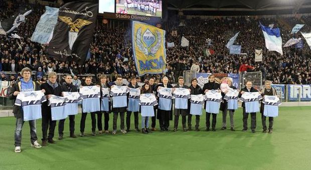 Lazio, debutto fortunato per la maglia dei -9 Lotito: «Nel simbolo il nostro patrimonio»