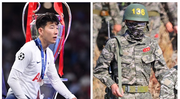 Son, l'attaccante del Tottenham al campo militare in Corea: «Tra i migliori col fucile»